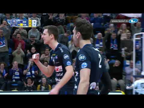 High class volleyball from Knack Roeselare and Fenerbahçe!  #CLVolleyM