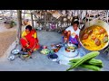 FISH EGG CURRY And RIDGE GOURD Cooking And Eating By Santali Tribe Old Couple Fisheggrecipe