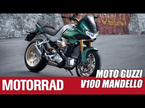 Moto Guzzi V100 Mandello: Crossover-Bike mit wassergekühltem V2