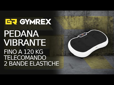 Video - Pedana vibrante - 61 x 32 cm - Fino a 120 kg - Telecomando