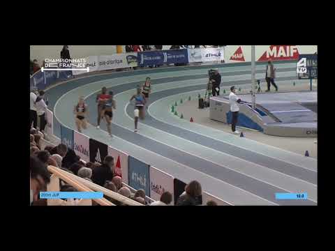Championnats de France indoor U20 Nantes 2022 - Finale A 200m JUF (Emma Guion 4e en 25"51)