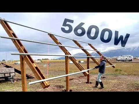Adjustable Solar Ground Mount (DIY Build Guide)