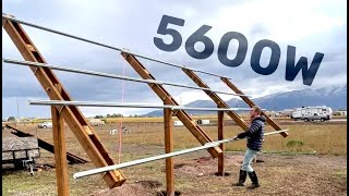 Adjustable Solar Ground Mount (DIY Build Guide)