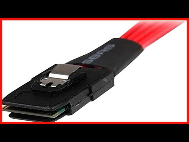 Vídeo relacionado con StarTech.com Cable Adaptador de 50cm Mini SAS Serial Attached SCSI SFF 8087 mSAS iSAS Interno a 4x SATA Cierre Latching Pestillo - Rojo