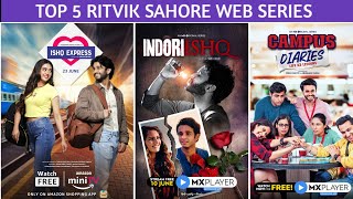 top 5 ritvik sahore web series #shorts #shortvideo #shortsfeed #ritviksahore
