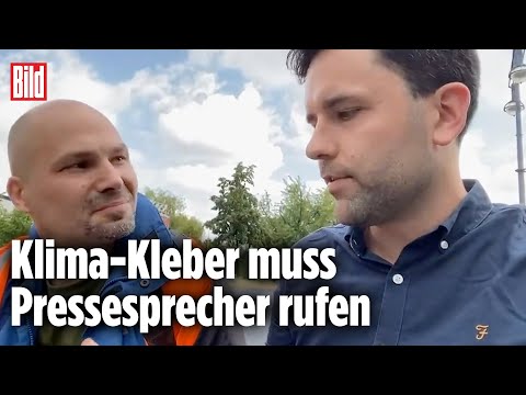 Viel Kleber, wenig Argumente: „Junge Union“-Chef debattiert Klima-Kleber weg