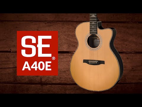 PRS SE A40E Angelus Acoustic-Electric Guitar-Natural image 11