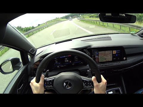 2021 VW Golf 8 R - short test drive | POV