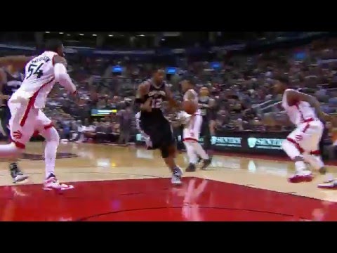 Raptors Highlights: Patterson Denies LaMarcus Aldridge - December 9, 2015