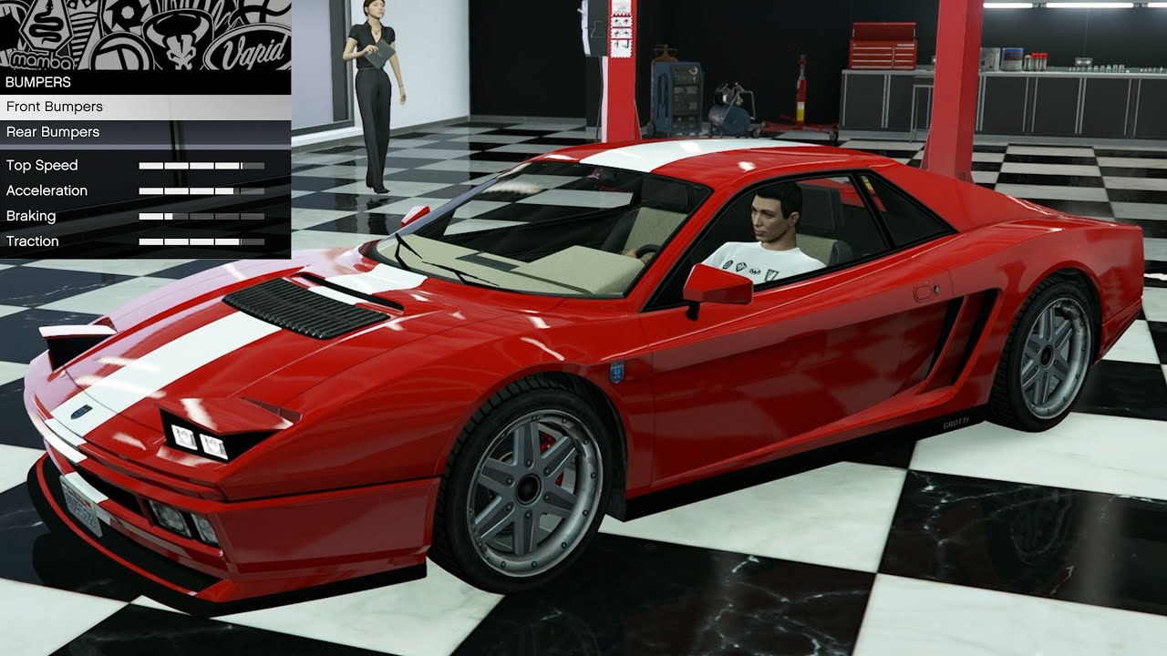 GTA 5 - Past DLC Vehicle Customization - Grotti Cheetah Classic (Ferrari Testarossa)