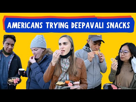 Americans Trying Deepavali Snacks From Malaysia For The First Time