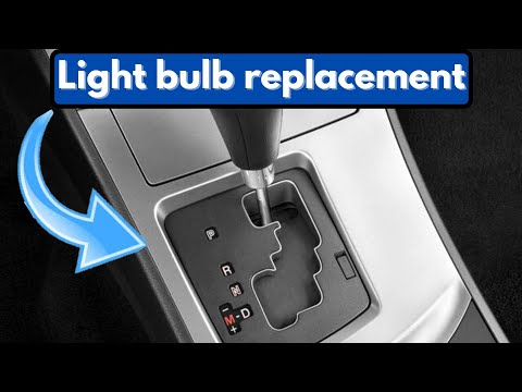 Mazda 3 gear shift light replacement
