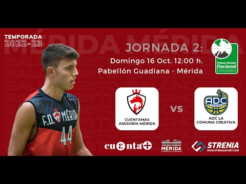 1ª NACIONAL EXT 22-23 - J2: CUENTAMAS ASESORÍA MÉRIDA - ADC LA COMUNA CREATIVA