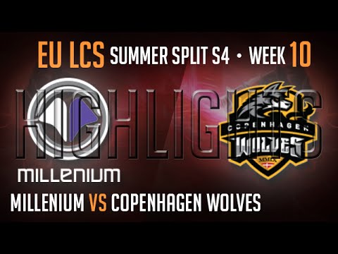LCS Highlights Millenium vs Copenhagen Wolves Week 10 EU Summer 2014 Mil vs CW S4 W10D1G2 Season 4