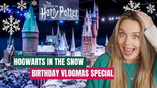 🎉 Magical Birthday Vlogmas at Harry Potter Studios: Hogwarts in the Snow Adventure! 🏰 2023