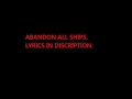 ABANDON ALL SHIPS-Take One Last Breath ...
