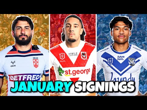 2026/27 JANUARY CONFIRMED & POTENTIAL NRL SIGNINGS!