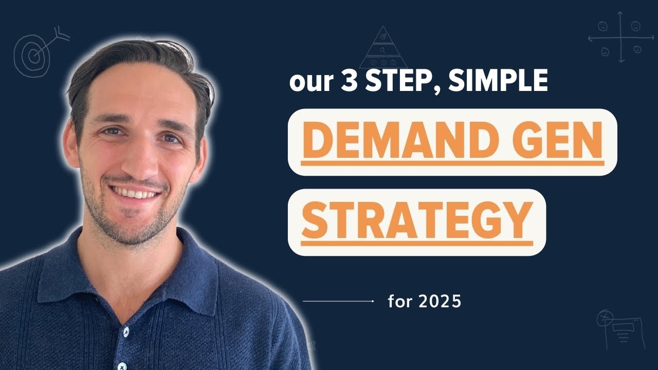 Our Simple 3 Step B2B Demand Generation Strategy for 2025