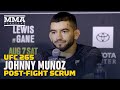 Johnny Munoz Explains 'Smell of Freedom' Quip in Post-Fight Interview | UFC 265 | MMA Fighting