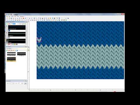 Kaledo Knit-Drawing Courses and Wales as Stripes