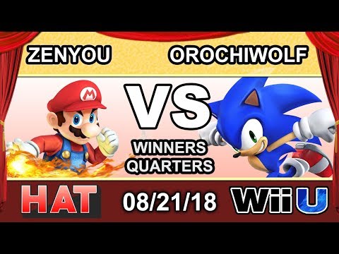 HAT 35 - eM | Zenyou (Mario) Vs. orochiwolf (Sonic) Winners Quarters - Smash 4