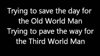 Rush New World Man Lyrics