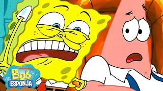 Bob Esponja perdendo a linha por 30 minutos seguidos! 😤 | Bob Esponja em Português