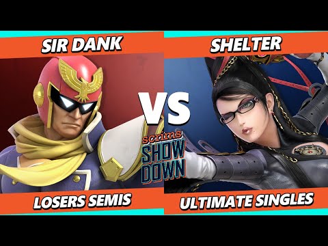 Scrims Showdown 101 Losers Semis - Sir Dank (Captain Falcon) Vs. Shelter (Bayonetta) Smash Ultimate