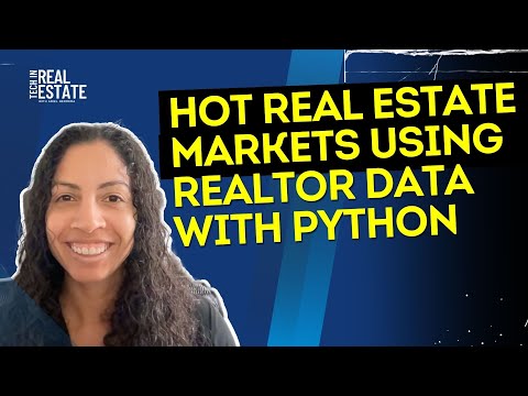 Video walkthrough analysing hot real estate markets using Realtor data with Python