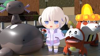 口を開けたポケモンが大好きな番長【轟はじめ/ホロライブ切り抜き】【3Dアニメ】