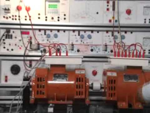 DC Motor Coupled 1 Phase AC Motor Trainer