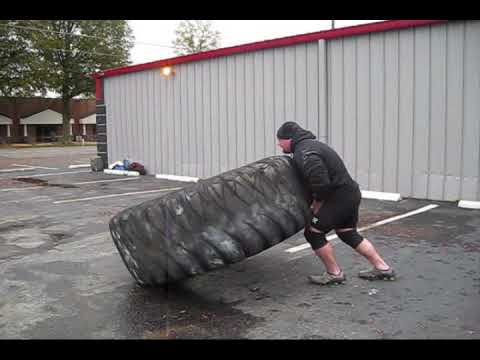 David Hansen 1400 lbs Tire Flip