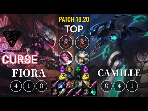 OMG Curse Fiora vs Camille Top - KR Patch 10.20