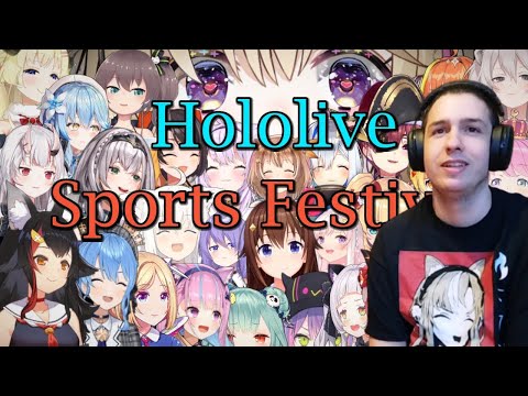 ExoticBankai Reaction - Hololive Sports Festival 2020 | Minecraft Eng Sub Reaction Stream