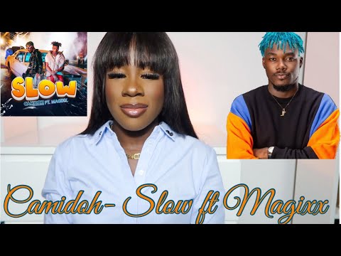 Camidoh - Slow ft Magixx (Live Performance- Glitch session) | Reaction