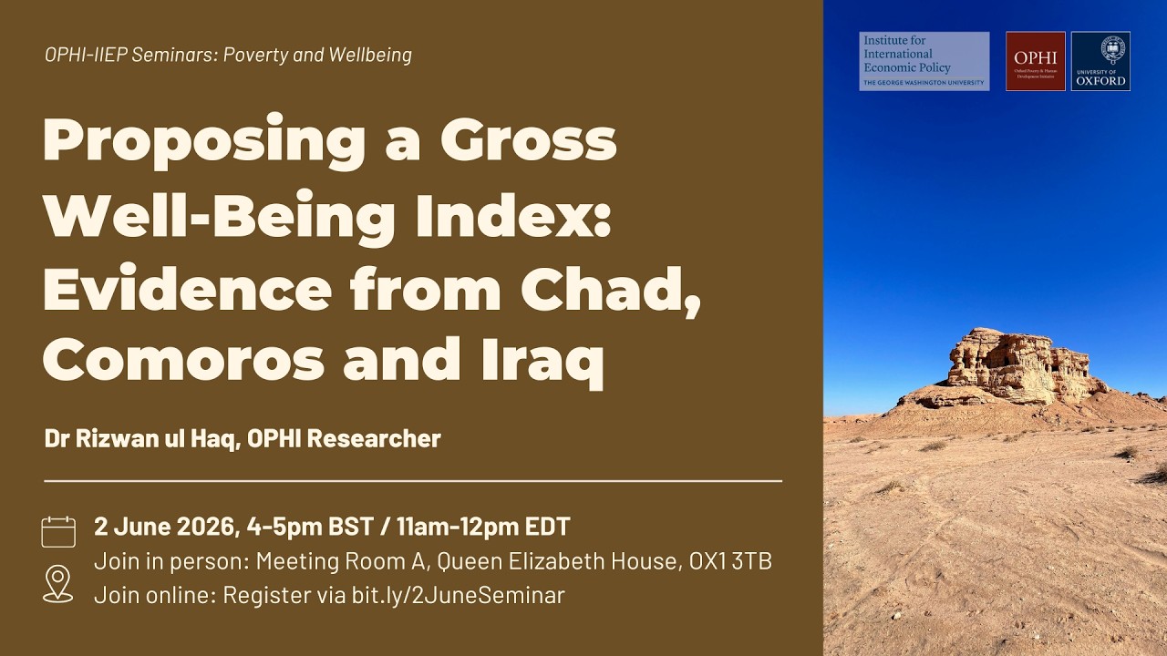 Proposing a Gross Well-Being Index: Evidence from Chad, Comoros and Iraq