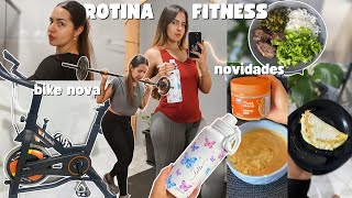 VLOG: bike nova, novidades, bolo doce de leite, meus treinos em casa, APP de metas, alimentação!