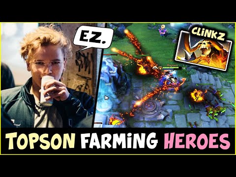 This is TOPSON when He's too Lazy to Farm Creeps - Roaming Whole Game! IMBA! DOTA 2