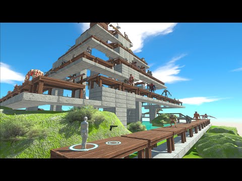 Fps Avatar tries to pass through the hunters - Animal Revolt Battle Simulator