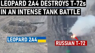 Download lagu Leopard 2 Destroys Russian T-72s in an intense Tank Battle! mp3