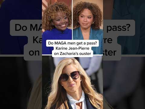 Do MAGA men get a pass? Karine Jean-Pierre on Zacharia’s ouster
