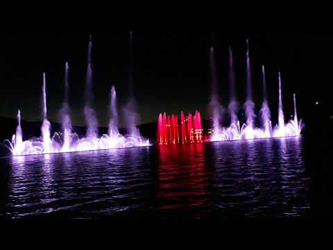 Поющий фонтан в Абрау-Дюрсо июнь 2019