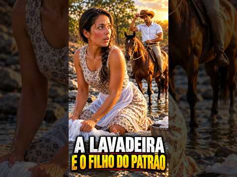 EU LAVAVA ROUPA NO RIO QUANDO O FILHO DO PATRÃO PASSOU A CAVALO E MUDOU MEU DESTINO