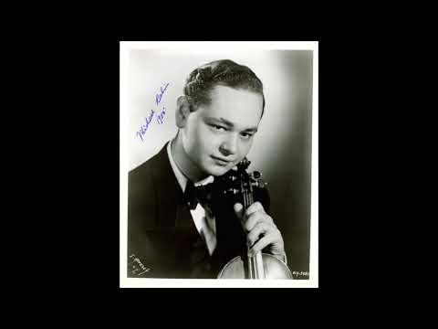 Michael Rabin - Sarasate Habanera Spanish Dances, Op  23, No  2 - February 3, 1958 Live