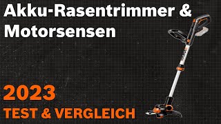 TOP 7  Die besten Akku Rasentrimmer & Motorsensen  Test & Vergleich 2023  Deutsch