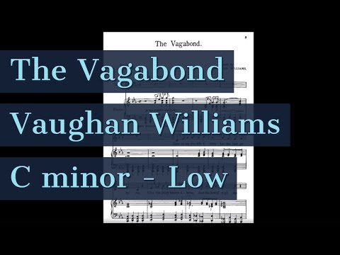 The Vagabond Piano Accompaniment Low Key Songs of Travel Karaoke