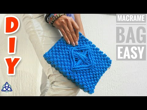Macrame Bag Tutorial DIY Macrame Wallet for Girls