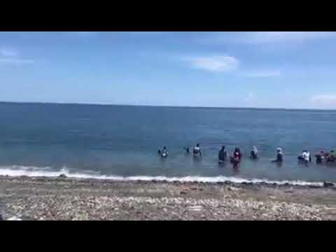 penemuan butiran emas di pantai maluku