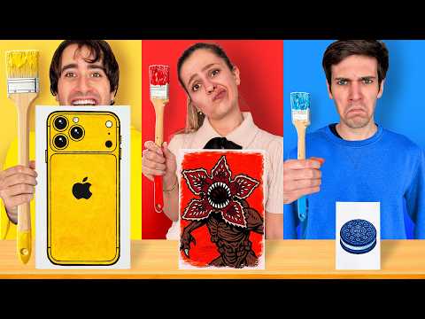 TI COMPRO TUTTO QUELLO CHE RIESCI A DISEGNARE SUL FOGLIO PICCOLO vs GIGANTE CHALLENGE!🗒️