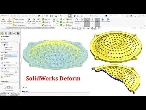 SolidWorks Deform feature
